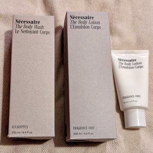 NWT Necessaire Body Lotion and Wash SET of 3